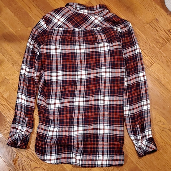 Gap Ladies Plaid Tunic Shirt Sz. XS - Picture 2 of 3